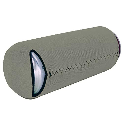 F Bomb Slim Can Cooler (Gray, 2 Pack) - Insulated Beer Can Holder for Camping, Tailgating & Outdoor Parties - Keeps Drinks Cold & Hands Dry