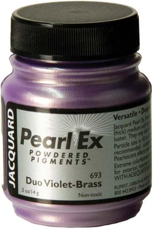 Pearl Ex Powdered Pigments - Jacquard Metallic Paint for Arts & Crafts - 1/2 oz - Perfect for Scrapbooking, Card Making & DIY Projects