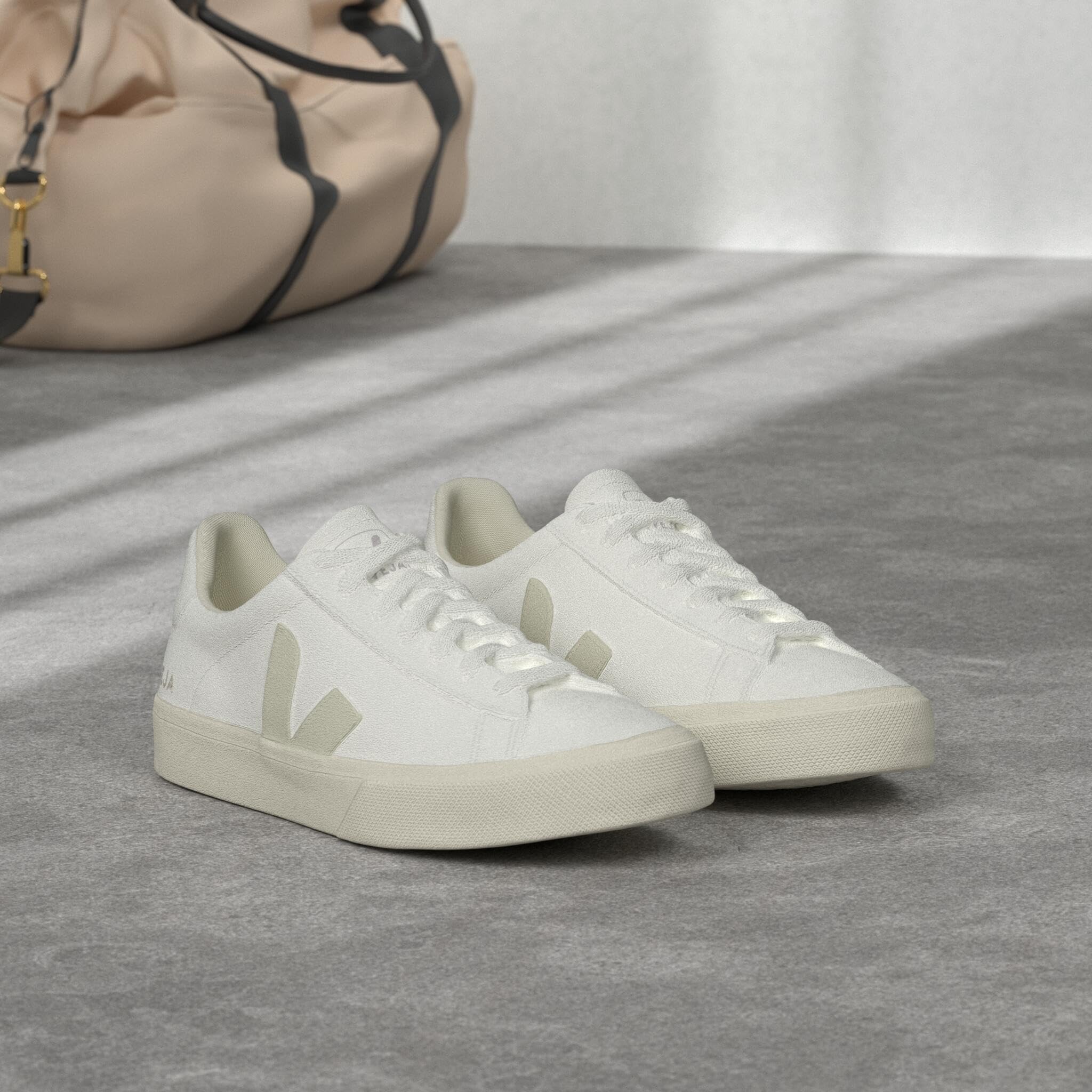 Veja Women's Campo Sneakers - Black & White Leather Sneakers for Women | Eco-Friendly Vegan Shoes | Casual & Workwear Fashion Sneakers for Everyday Comfort