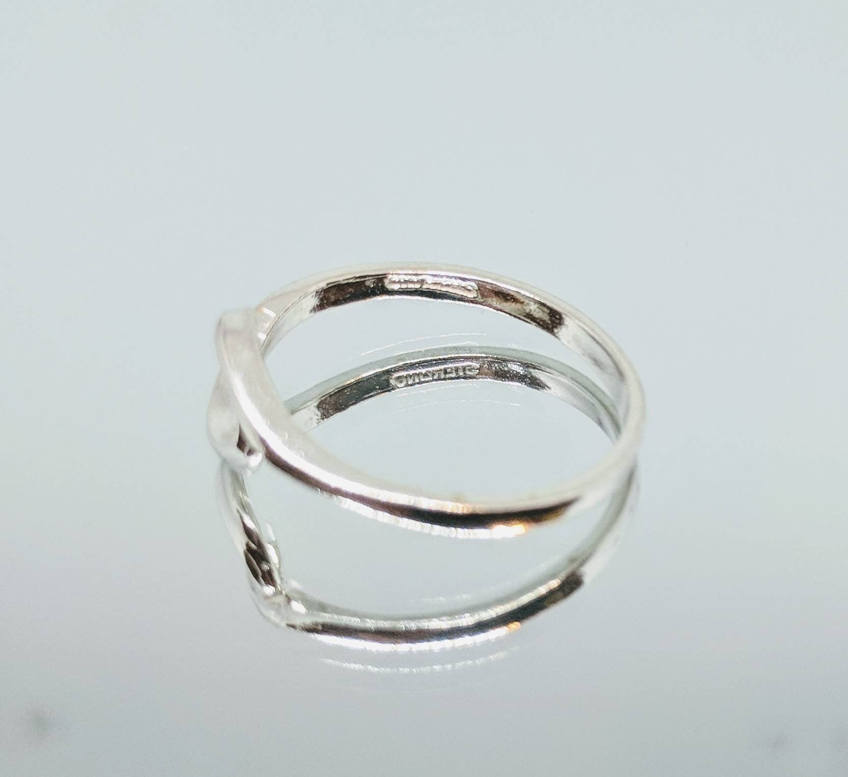 14K Solid Gold or Sterling Silver Freeform Ring Size 7 - DIY Jewelry Making, Fashion Statement Ring for Women - Perfect for Wedding, Engagement, or Everyday Wear