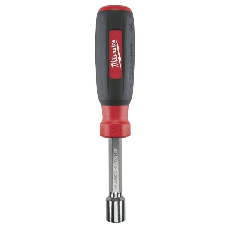 1/2 in. Hollow Shaft Nut Driver - 48-22-2426 - Professional Grade Nut Driver Set for Mechanics & DIY Projects - Perfect for Automotive, Plumbing & Electrical Work
