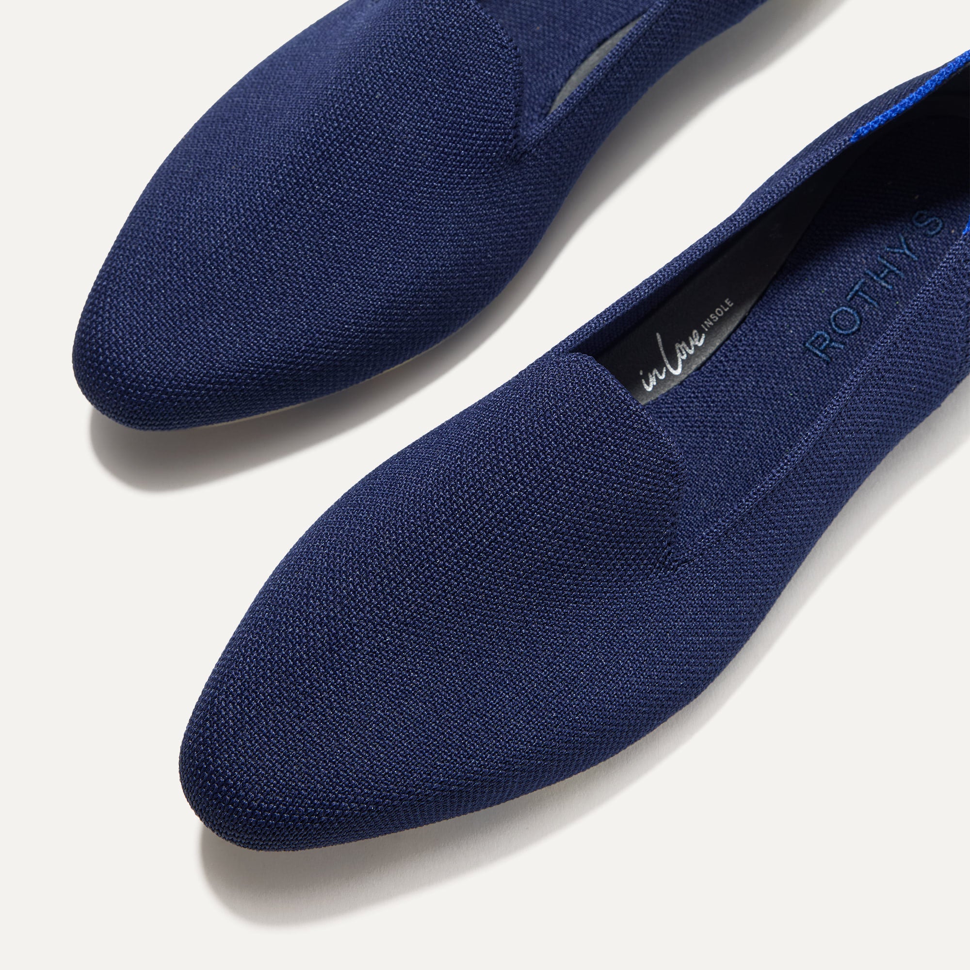Premium Men's Almond Toe Loafers in Deep Navy - Comfortable Slip-On Dress Shoes for Business, Casual & Office Wear