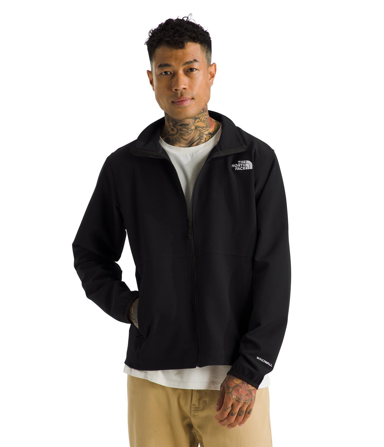 The North Face Willow Stretch Jacket for Men - Lightweight Water-Resistant Hiking Jacket with Breathable Fabric - Perfect for Outdoor Adventures, Camping & Travel