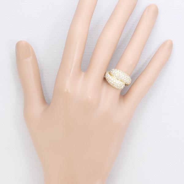 18K Yellow Gold Diamond Ring for Women - Elegant Wedding, Engagement & Anniversary Jewelry Gift - Perfect for Special Occasions