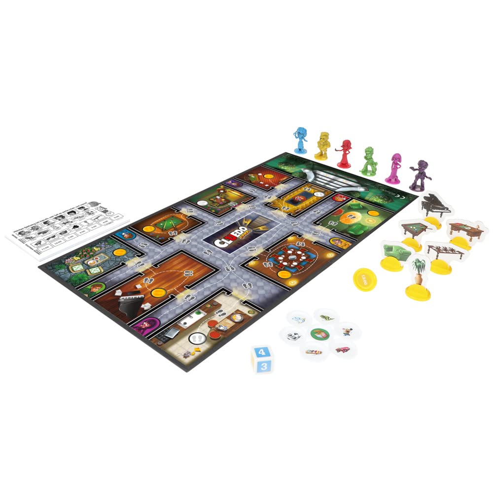 Hasbro Gaming C1293100 Junior Classic Detective Game for Kids Age 5+ | Fun Mystery Solving Board Game for Family Game Night (German Version)