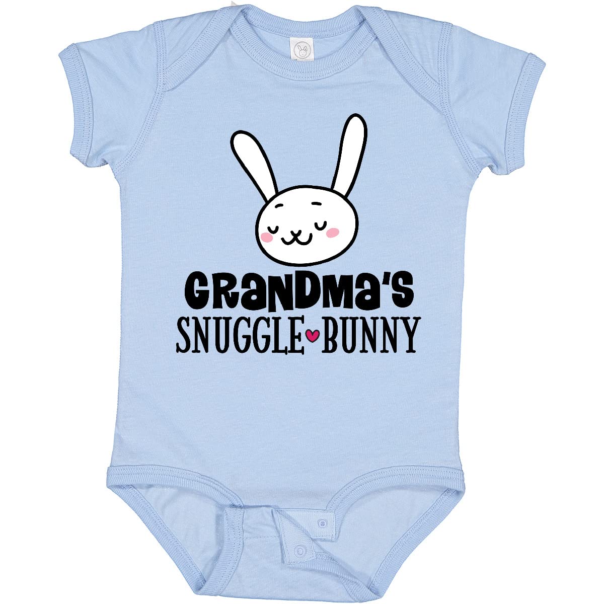 Inktastic Grandma Snuggle Bunny Easter Outfit Baby Bodysuit - Cute Easter Outfit for Baby Girls & Boys, Soft Cotton Onesie for Easter Photos & Family Gatherings