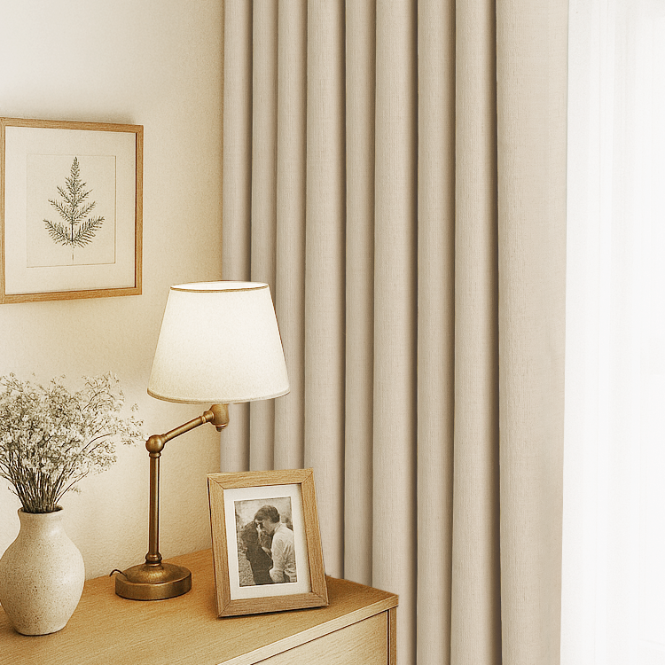 Premium Blackout Curtains - Seren Chenille Heavyweight Thermal Insulated Drapes for Bedroom & Living Room, Grey Noise Reducing Window Treatments for Home Decor & Better Sleep