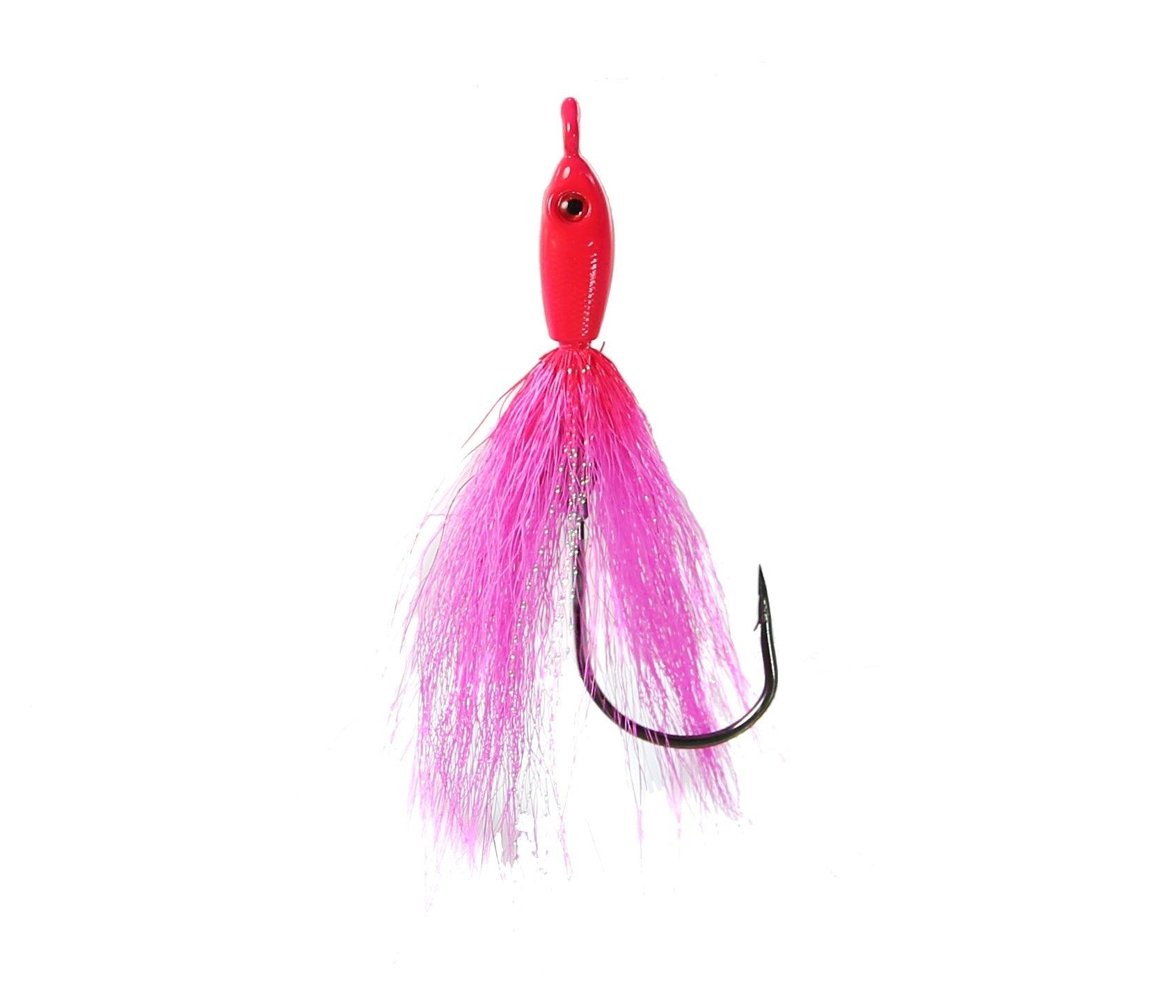 Jigging World Fluke Candy Teasers V2 with Bucktail - Premium Saltwater Fishing Lures for Fluke, Flounder & Striped Bass - Ideal for Inshore & Offshore Fishing Trips