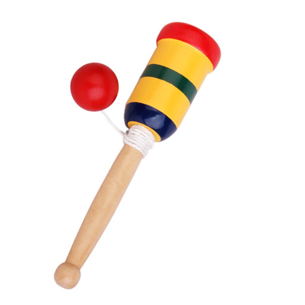 Premium Japanese Wooden Kendama Toy - Traditional Cup and Ball Game for Kids & Adults - Perfect for Hand-Eye Coordination, Stress Relief & Fun Indoor/Outdoor Play