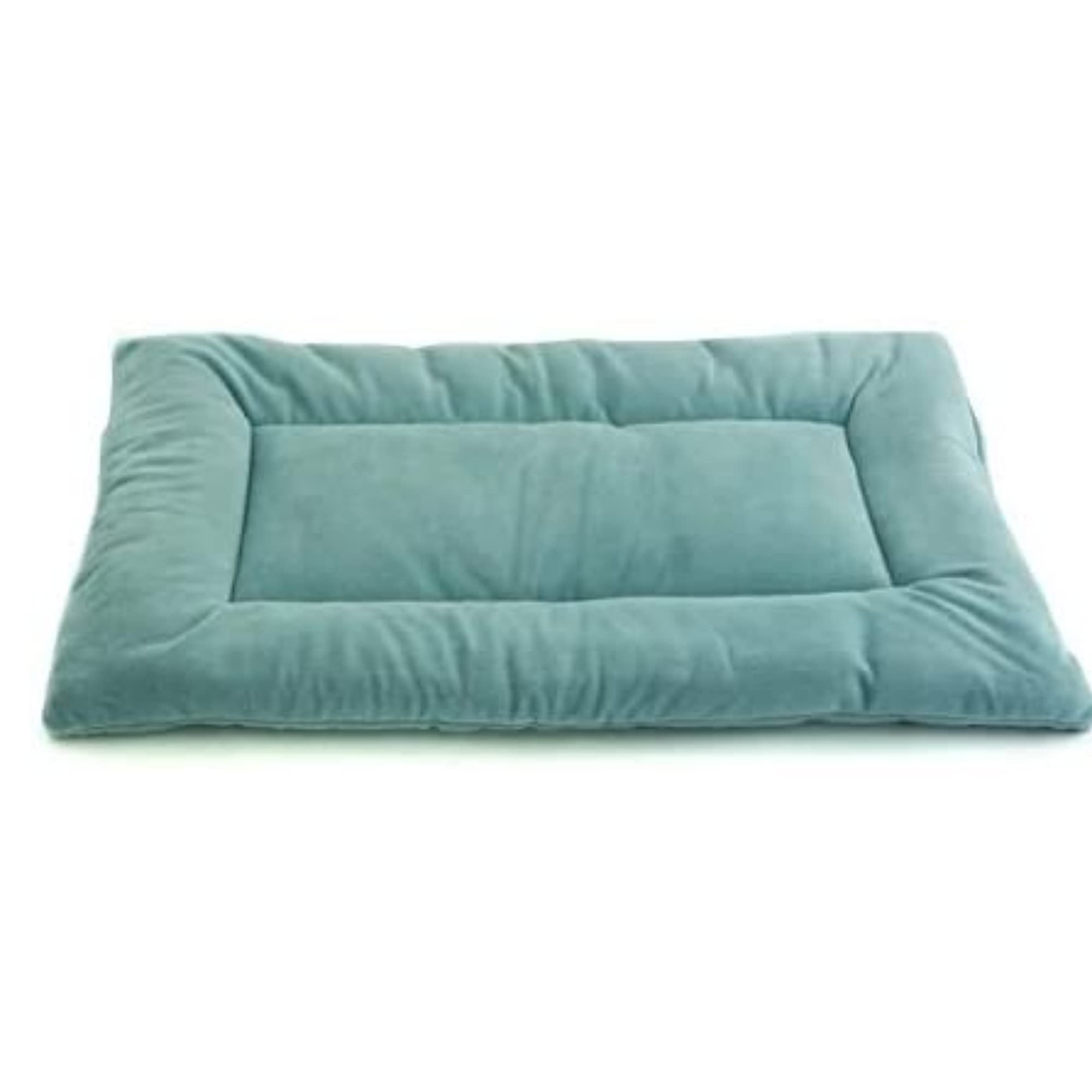 Pet Dreams Dog Crate Bed - Non-Toxic Washable Dog Bed Pad for Large Crates (42 Inch XL), Reversible Kennel Mat with Soft Comfort for Travel & Home Use | Blue
