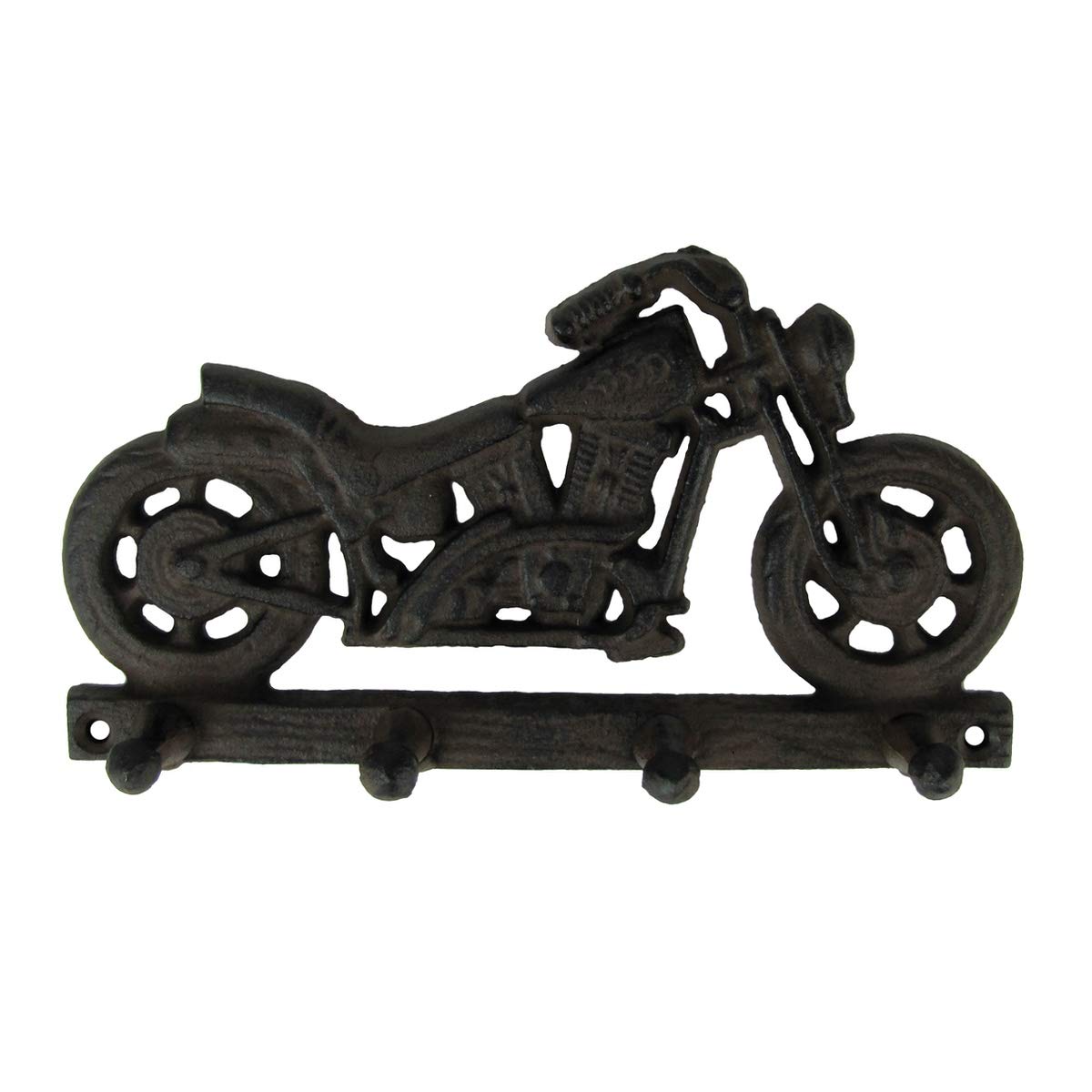 Metal Motorcycle Wall Hook for Biker Gear - Heavy Duty Helmet & Key Holder, Garage Keyring Hanger - Perfect for Motorcycle Accessories Storage & Home Organization