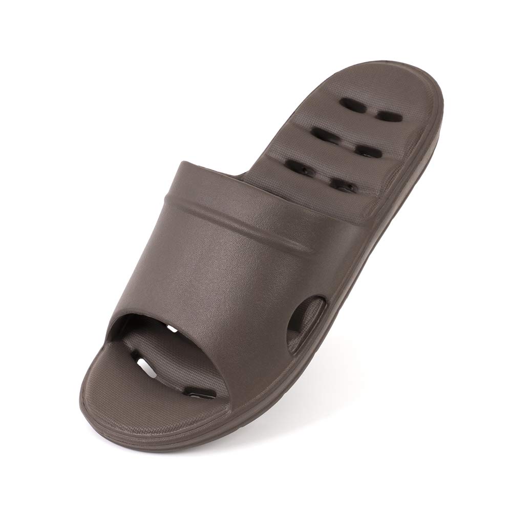 Luffymomo Women's Non-Slip Shower Sandals with Drainage Holes - Comfortable Bathroom Slippers for Spa, Pool, Gym & Home Use