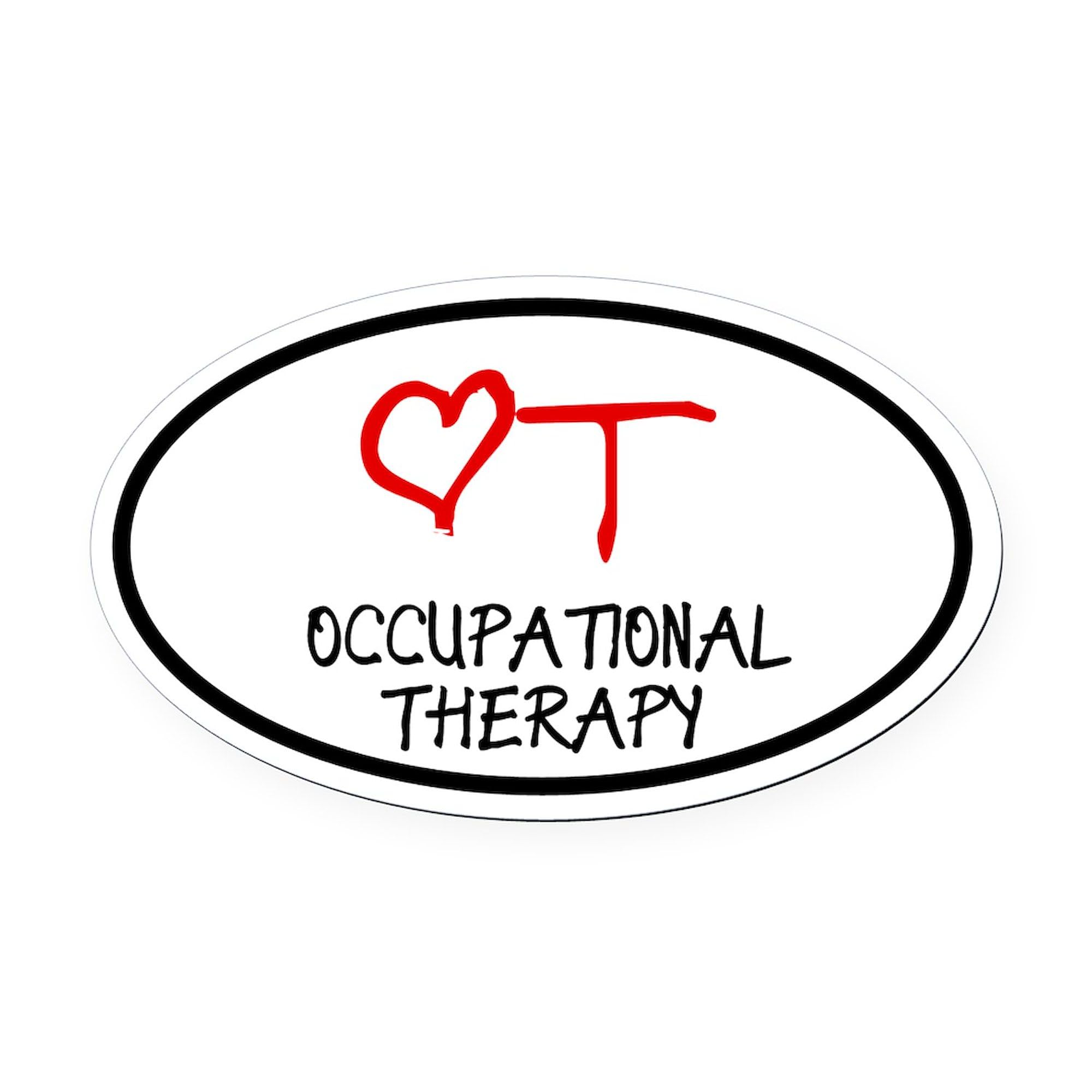 Occuoval Car Magnet - Heart Shaped Oval Car Magnet for Bumpers, Euro Style - Perfect for Therapy, Awareness, and Decorative Use on Vehicles