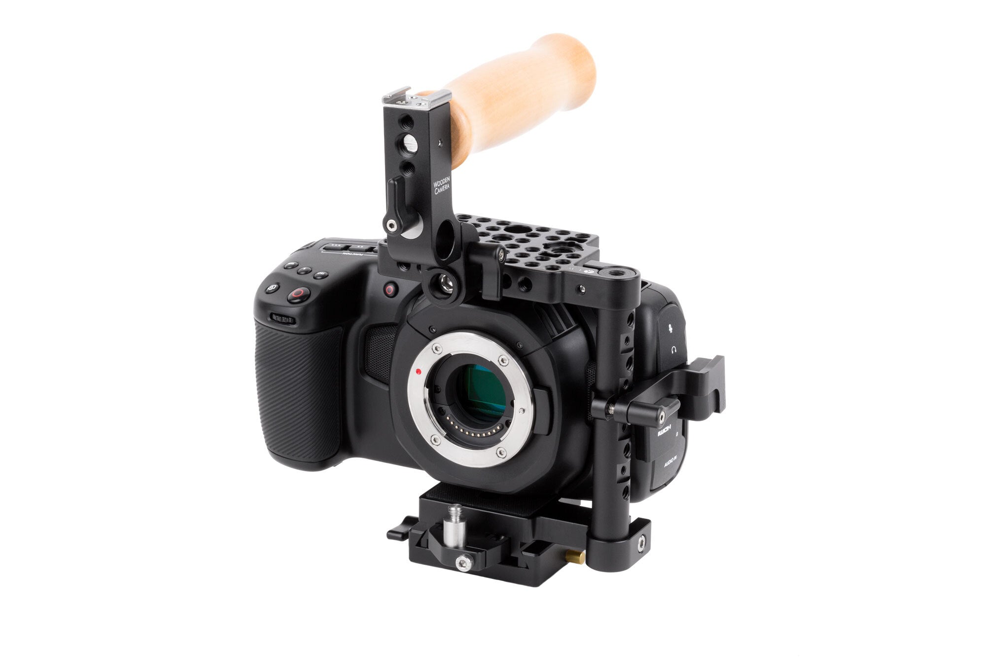 BMPCC 4K/6K Camera Cage - Universal Aluminum Alloy Rig for Blackmagic Pocket Cinema Camera 4K & 6K - Perfect for Vlogging, Filmmaking and Professional Videography
