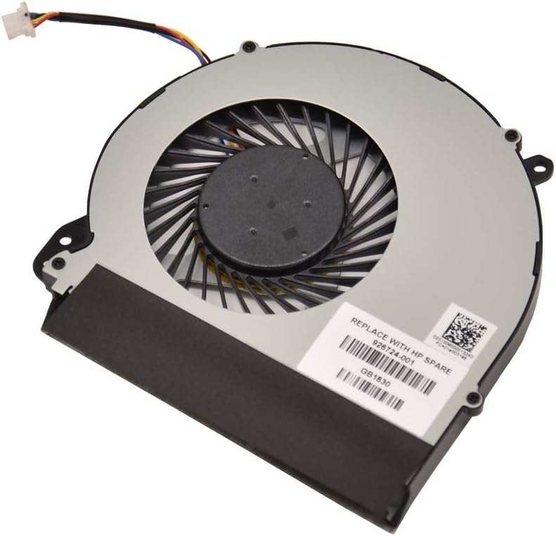 Original HP 17 X 17T X 17 Y 17Z Y Laptop CPU Cooling Fan Replacement 856681-001 - Compatible with HP 17 Series Laptops for Overheating Prevention & Performance Boost
