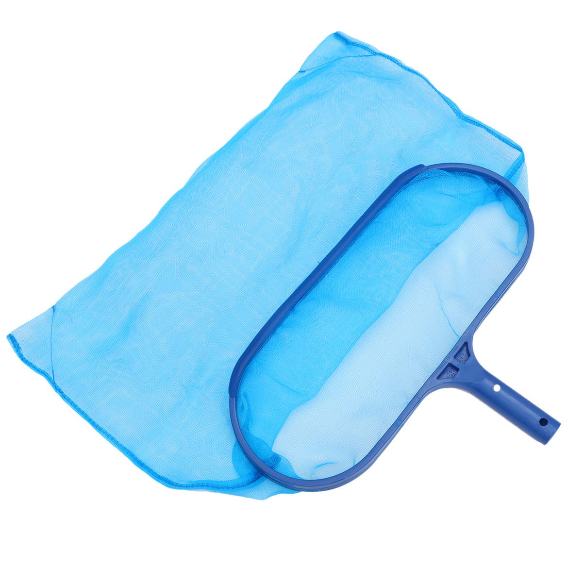 Professional Hemoton Swimming Pool Leaf Rake - Fine Mesh Net Skimmer for Pool Cleaning (Blue, Size S) - Perfect for Removing Leaves & Debris from Inground & Above Ground Pools