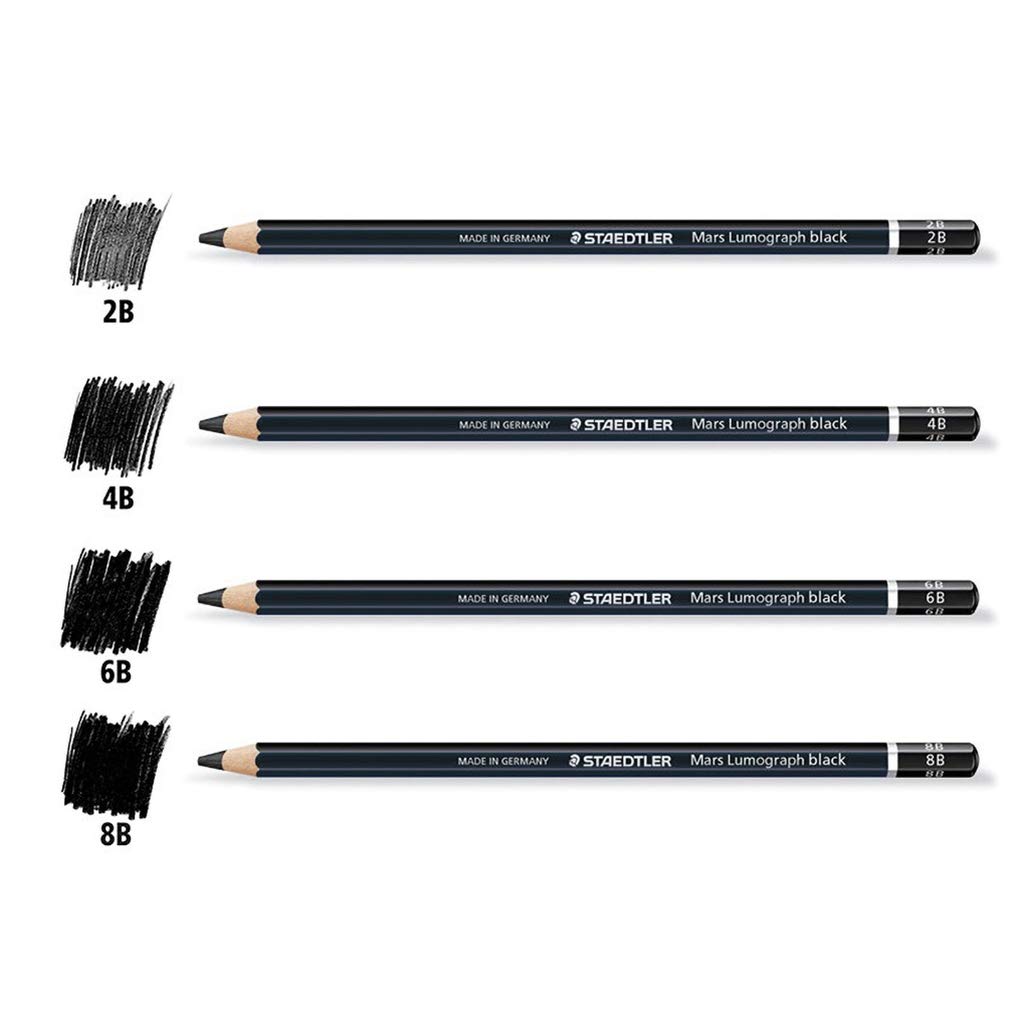 2B Black Sketch Drawing Pencils - Professional Art Pencils for Artists & Students, 12-Pack - Perfect for Sketching, Shading & Detailed Artwork