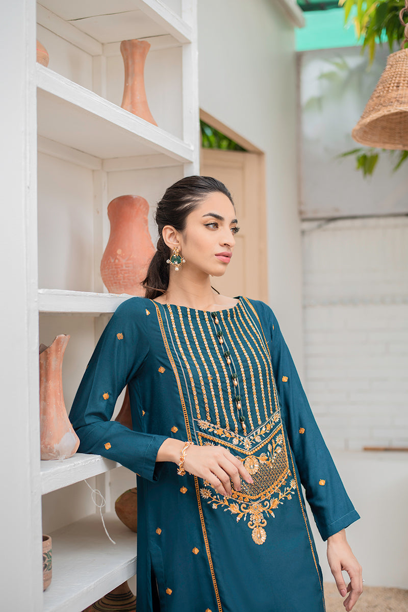 LUSH GARNET Embroidered Women's Blouse - Elegant Floral Design Casual & Office Wear for Spring Summer Fashion