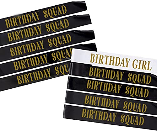 Funny Birthday Sash Set for Women - Cute Birthday Girl Party Sash & Decorations - Perfect for Birthday Parties, Bachelorette Celebrations & Girls Night Out