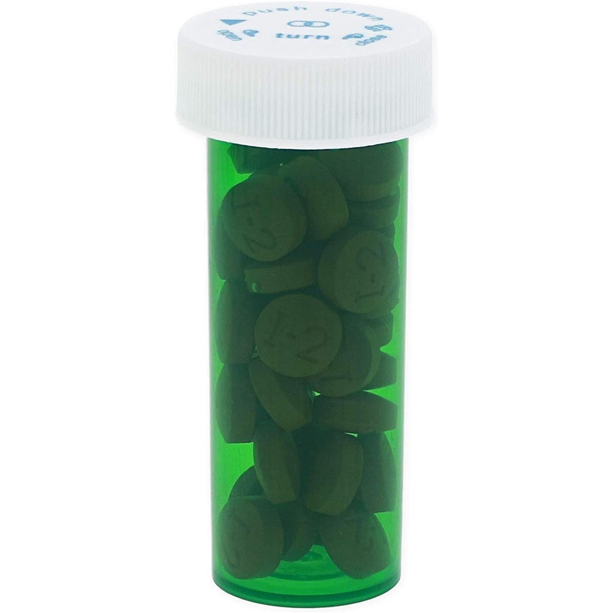 Juvale 6 Dram Prescription Pill Bottles - 280 Pack, Child-Resistant Medication Vial Containers for Pharmacy, Travel & Home Organization - BPA-Free Plastic Storage for Pills, Vitamins & Supplements