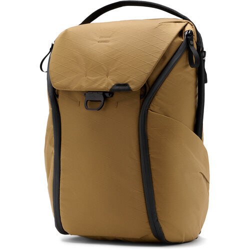 Peak Design Everyday Backpack 20L V2 - Durable Camera & Travel Backpack in Coyote Brown - Perfect for Photographers, Commuters & Outdoor Adventures
