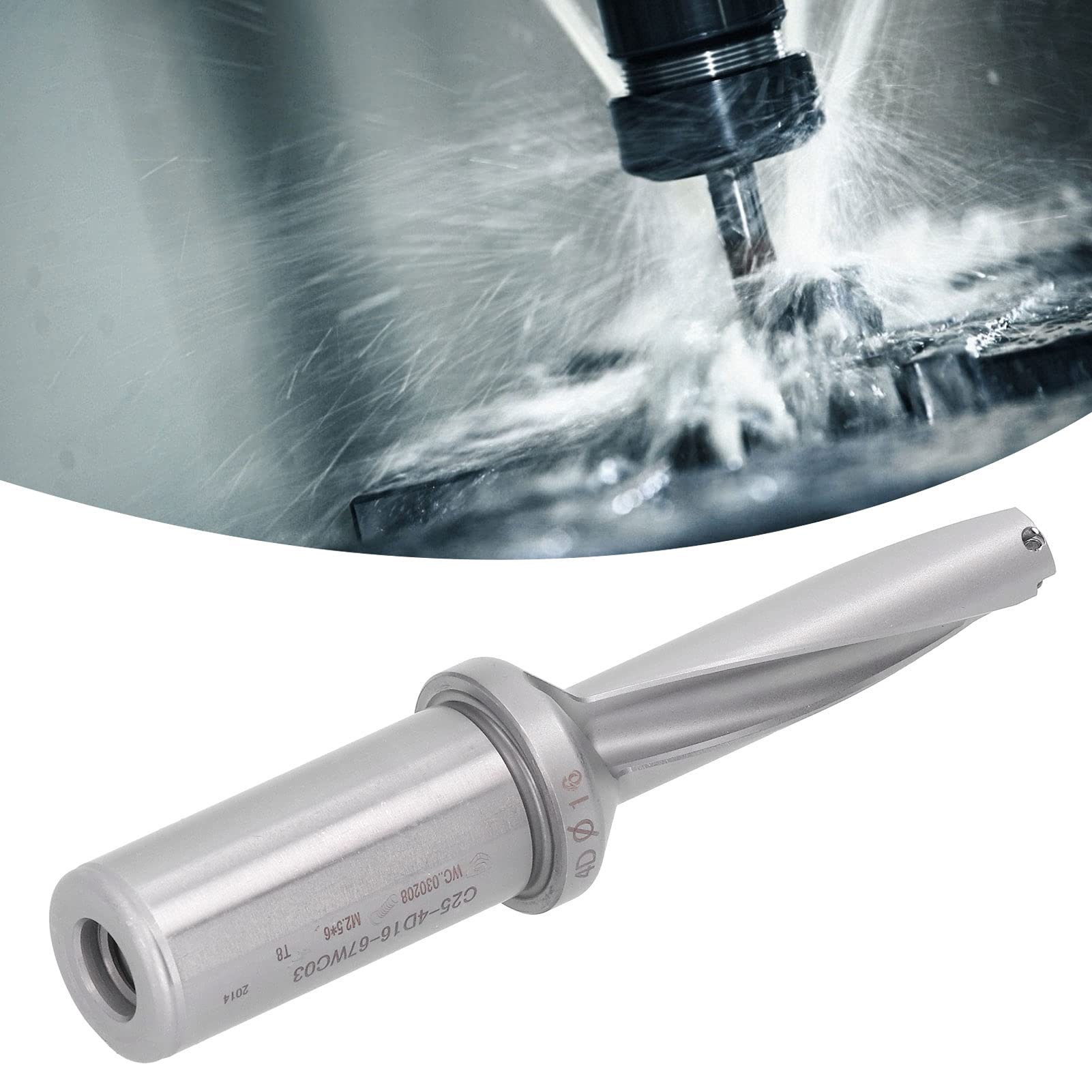 High-Speed U Drill Shank - CNC Tool Holder for Water Jet Drilling | Precision Metalworking & Repair | Ideal for CNC Machining, Automotive & Industrial Repairs
