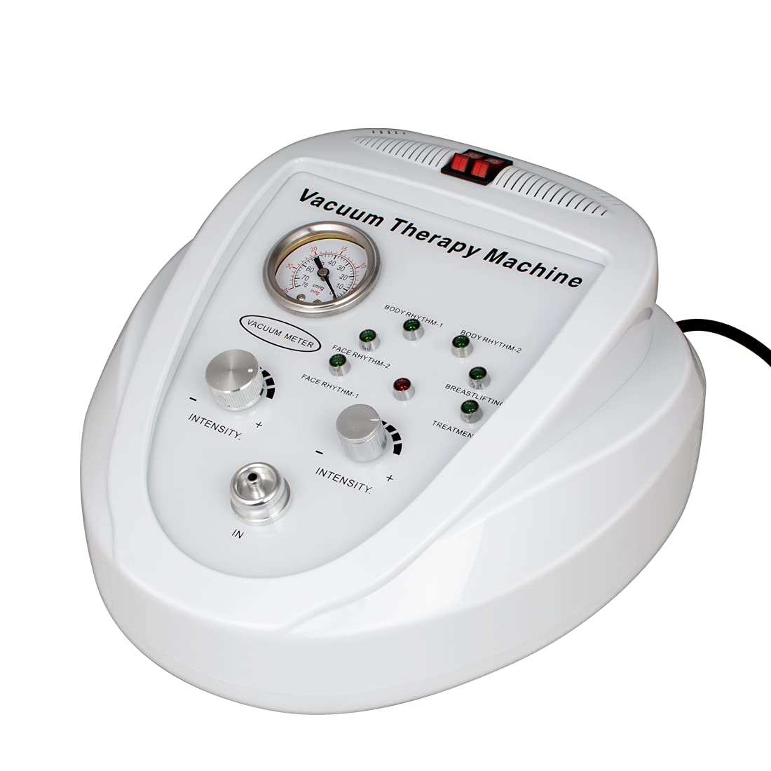 Zinnor Vacuum Therapy Massage Machine for Body Shaping & Back Pain Relief - 24 Vacuum Cups & 3 Pumps - Professional Cupping Massager for Home Spa, Muscle Recovery & Relaxation