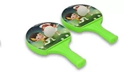 Siya Plastic Kids Badminton Set - 2 Rackets & 3 Shuttlecocks for Children Ages 5-12, Outdoor Sports Toys (Green) - Perfect for Backyard Play, Birthday Gifts & Family Fun Activities