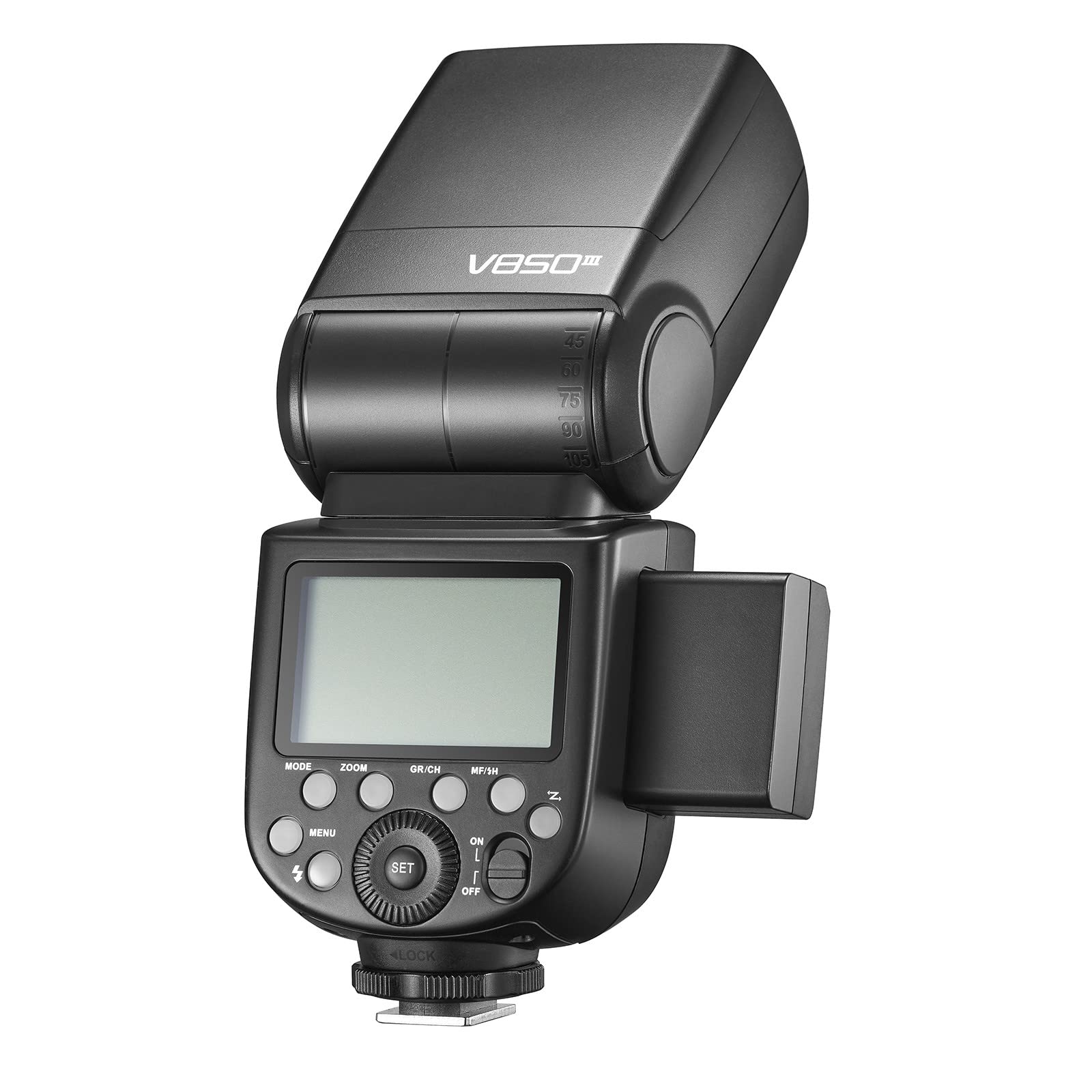 Godox V850III Flash Speedlight for DSLR Cameras - 7.2V/2600mAh Lithium Battery, HSS 1/8000s, 2.4G Wireless, 1.5s Recycle Time, 450 Full Power Flashes - Compatible with Canon, Nikon, Sony, Fuji, Panasonic, Olympus - Perfect for Wedding, Portrait & Studio Photography