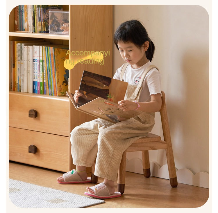 Premium Solid Oak & Beech Wood Kids Small Chair - Durable & Safe for Toddlers - Perfect for Playrooms, Bedrooms & Classrooms