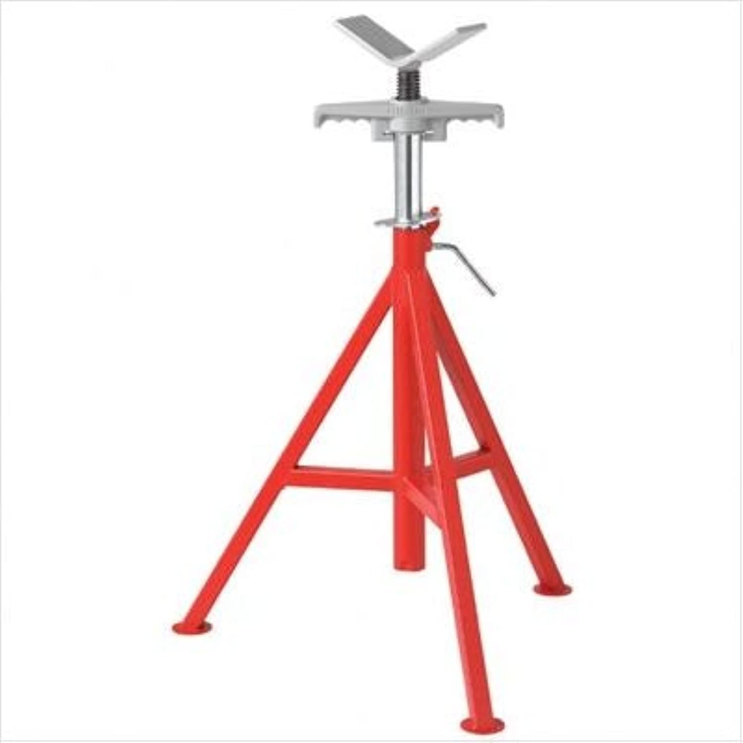 RIDGID 56682 Heavy-Duty Conveyor High Head Pipe Stand for Plumbing & Construction - Perfect for Pipe Support, Drain Cleaning, and Sewer Line Maintenance