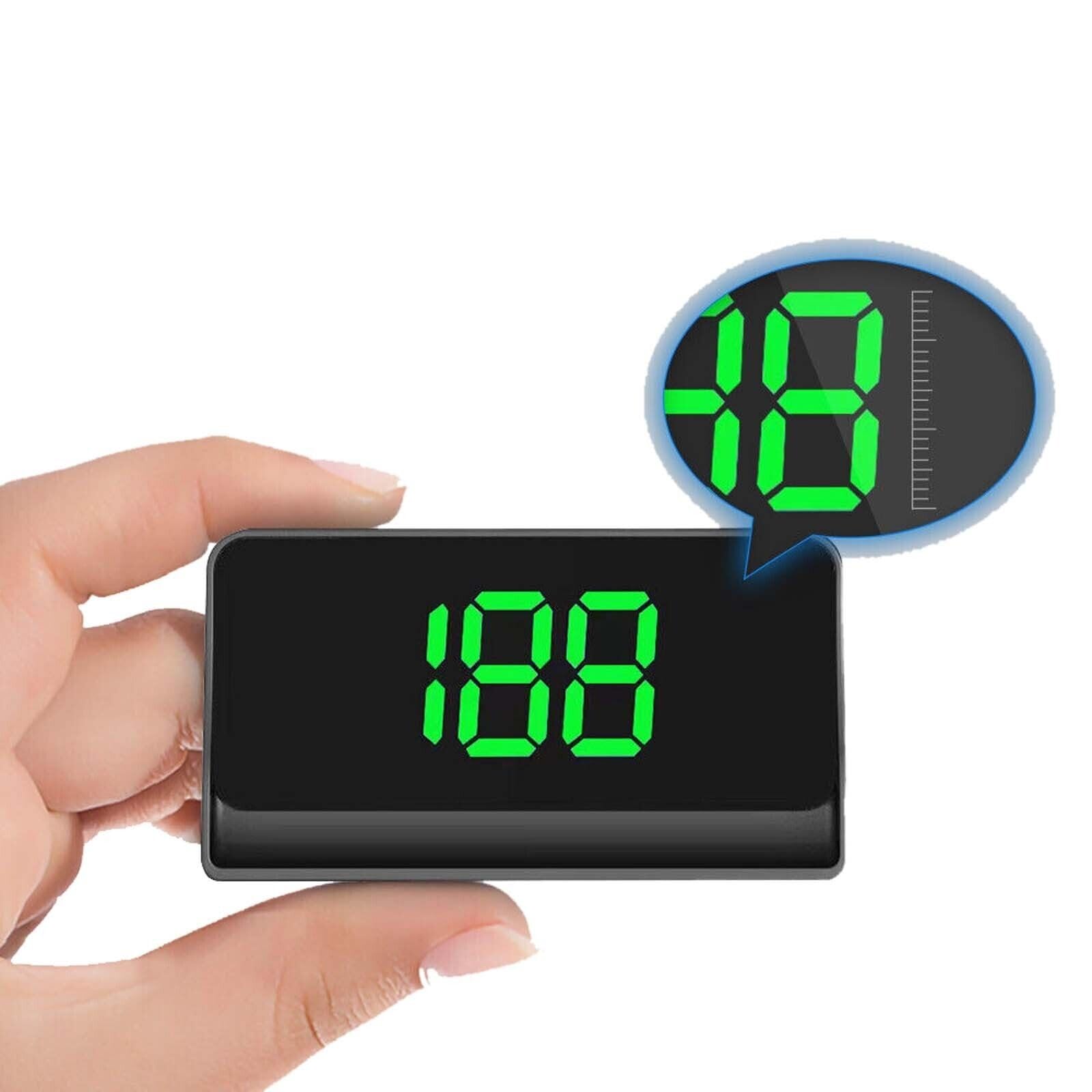 Universal Car HUD Digital Speedometer MPH Plug and Play - Windshield Mounted Car Speed Display for Enhanced Driving Safety and Convenience