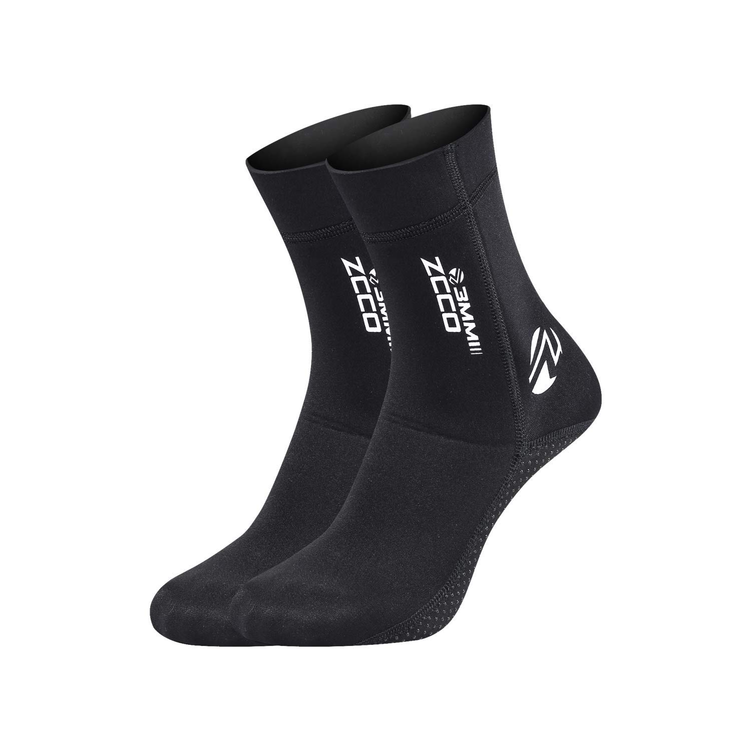 ZCCO 3mm Neoprene Diving Socks for Men & Women - Waterproof Beach Swim Socks for Snorkeling, Surfing, Kayaking & Water Sports - Ideal for Cold Water Protection & Comfortable Barefoot Wear