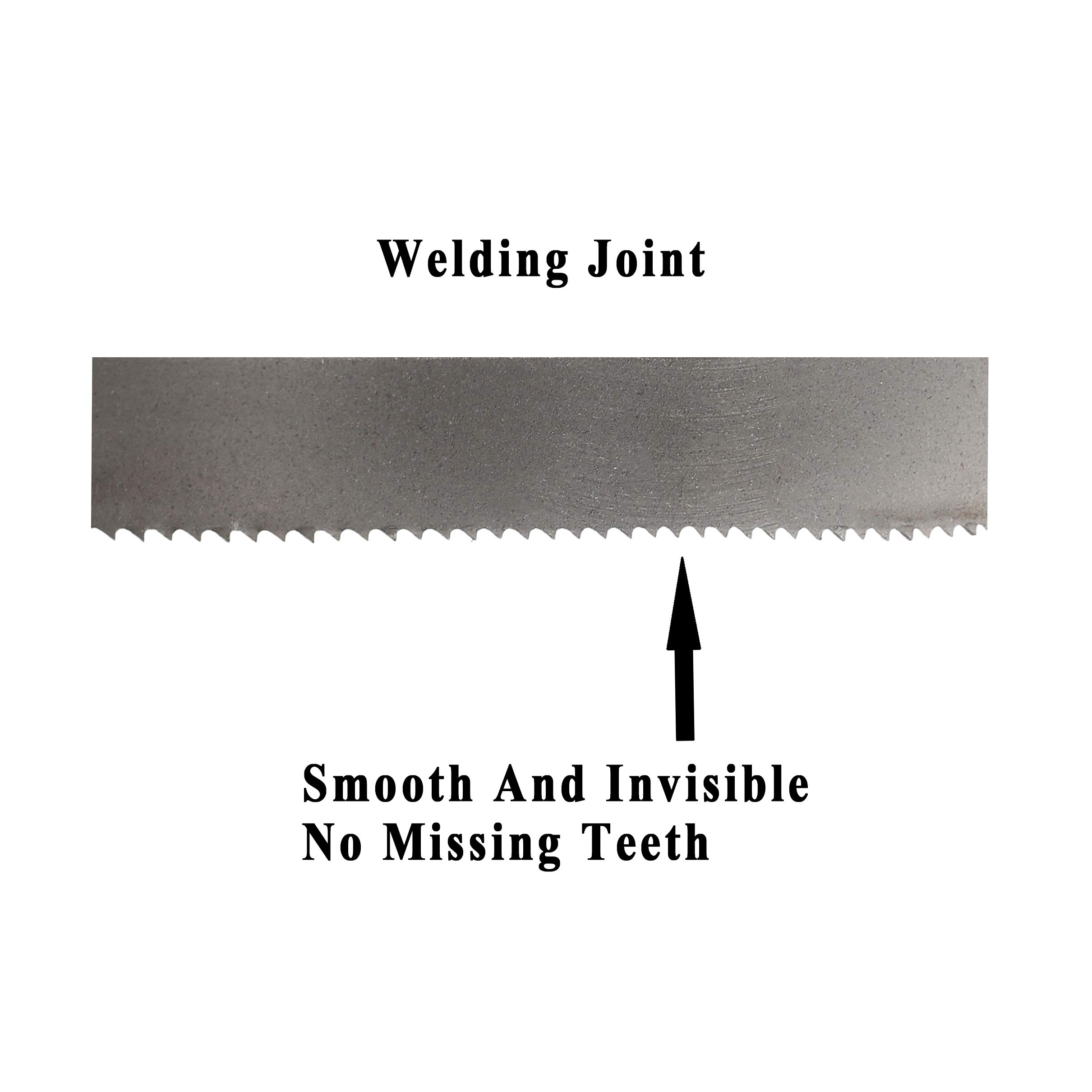Imachinist S62121418 62-Inch Bi-Metal Band Saw Blades for Metal Cutting - 1/2