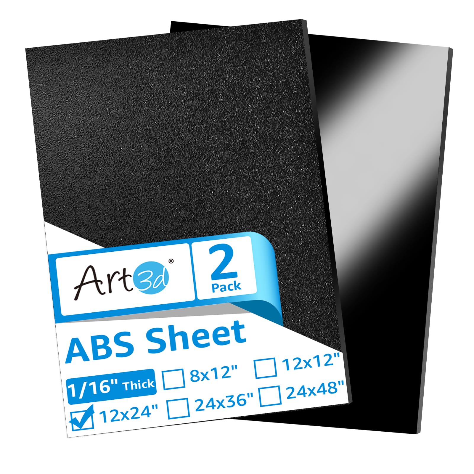 Art3d ABS Plastic Sheets 1/16