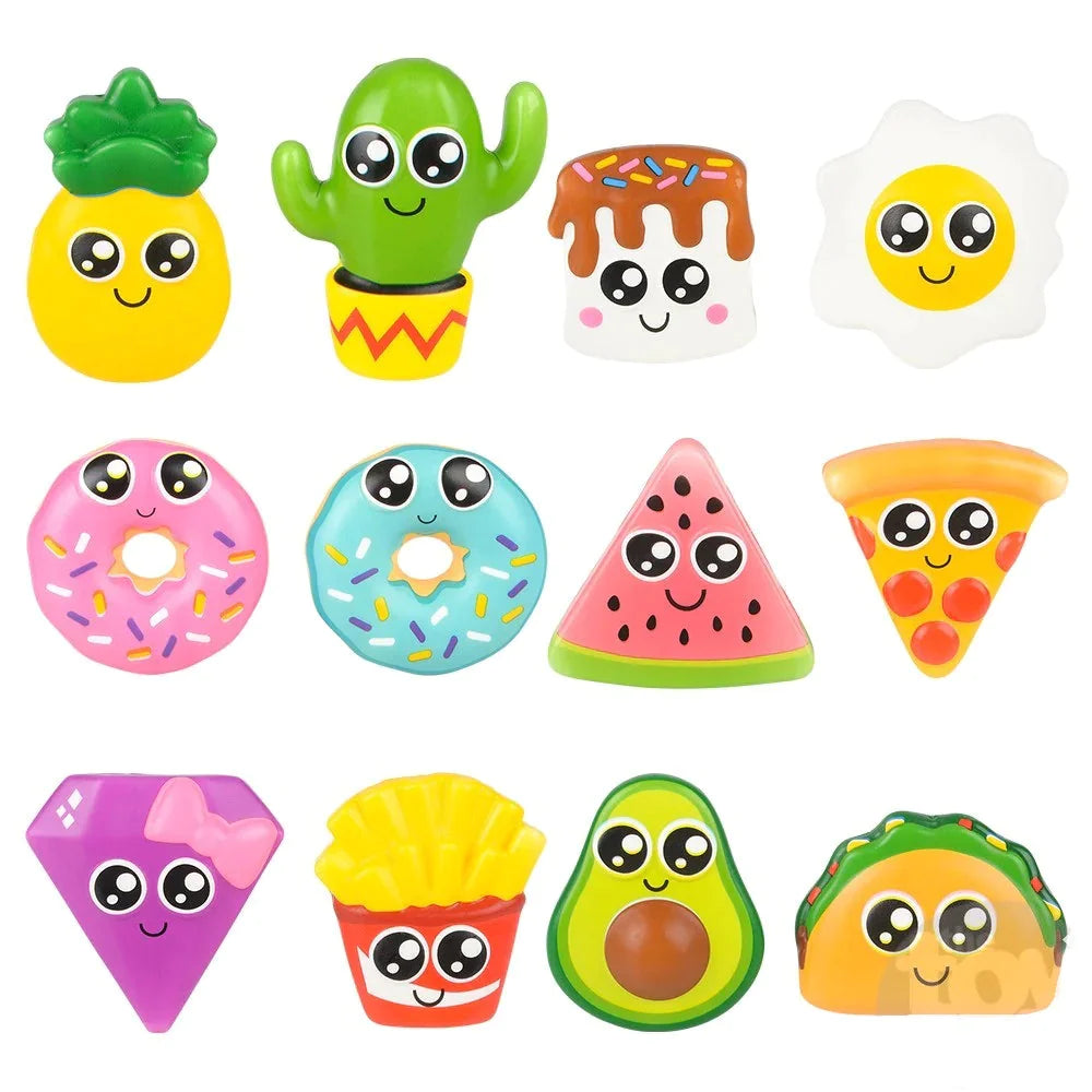 5 Jumbo Squish Sticker Mix Pack - Fun, Colorful, and Reusable Stickers for Kids, Teens, and Adults - Perfect for Scrapbooking, Journals, Laptops, and DIY Crafts