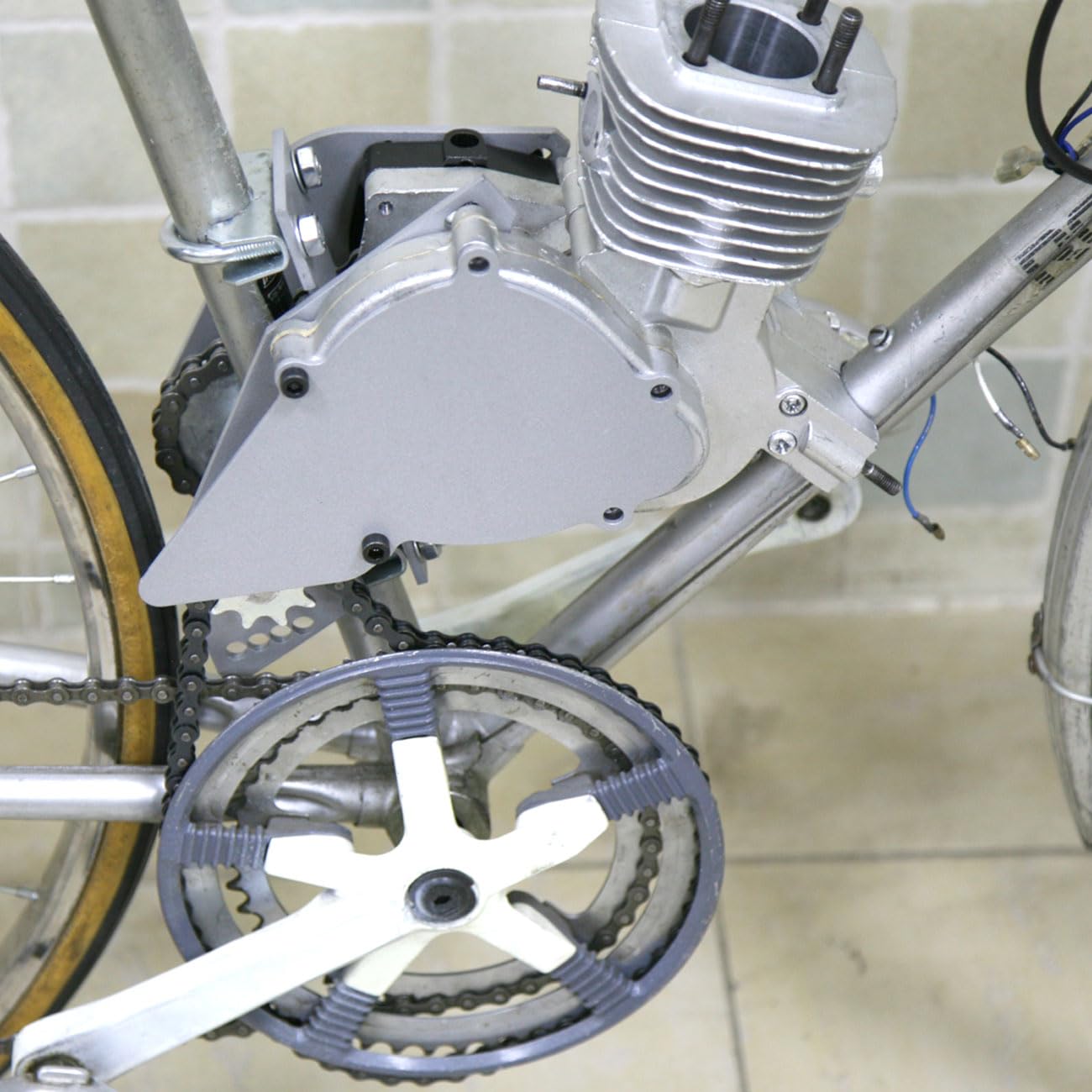 Bike Jackshaft Conversion Kit - 2-Stroke Bicycle Engine Kit with 415 Chain Shifter for Standard 2-Stroke Engines | Perfect for DIY Bike Motorization & Commuting Upgrades
