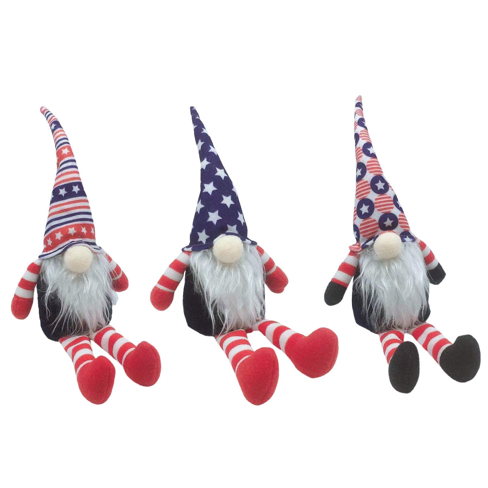 Patriotic Porch Decor - Plush Veterans Day & Election Gnome for Home, Birthday, and American Gift - Perfect for Outdoor, Garden, and Front Yard Decorations