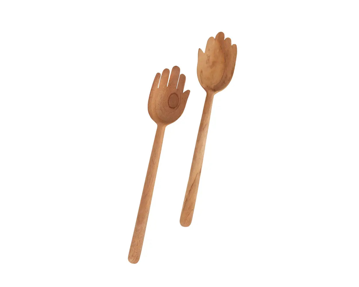 Premium Stainless Steel Salad Servers Set - Ergonomic Non-Slip Handles for Easy Serving - Perfect for Dinner Parties, BBQs & Healthy Meal Prep