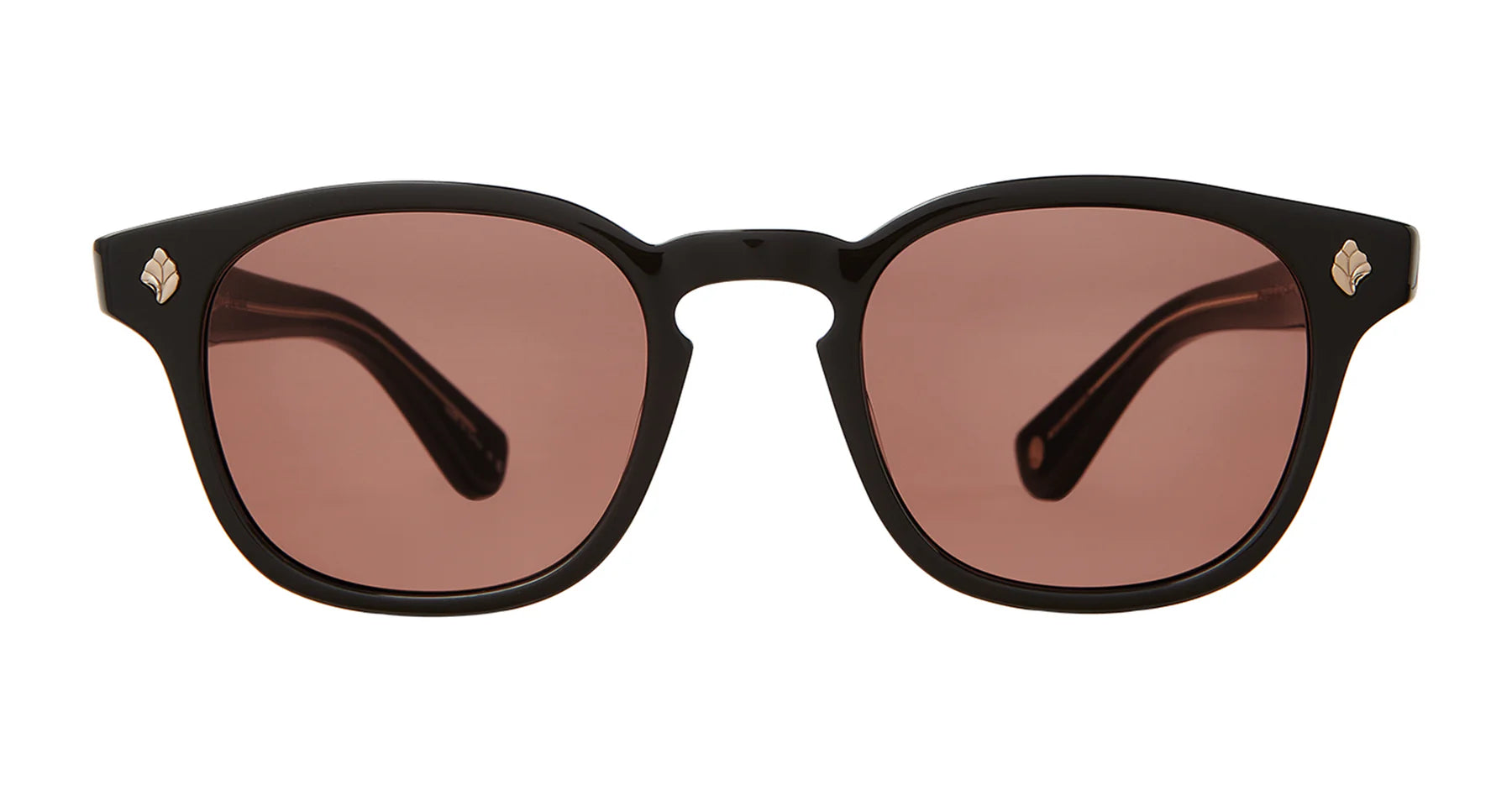 Garrett Leight Ace 2081 Black Rose Sunglasses - Classic Aviator Style for Men & Women - Perfect for Driving, Travel, and Outdoor Activities