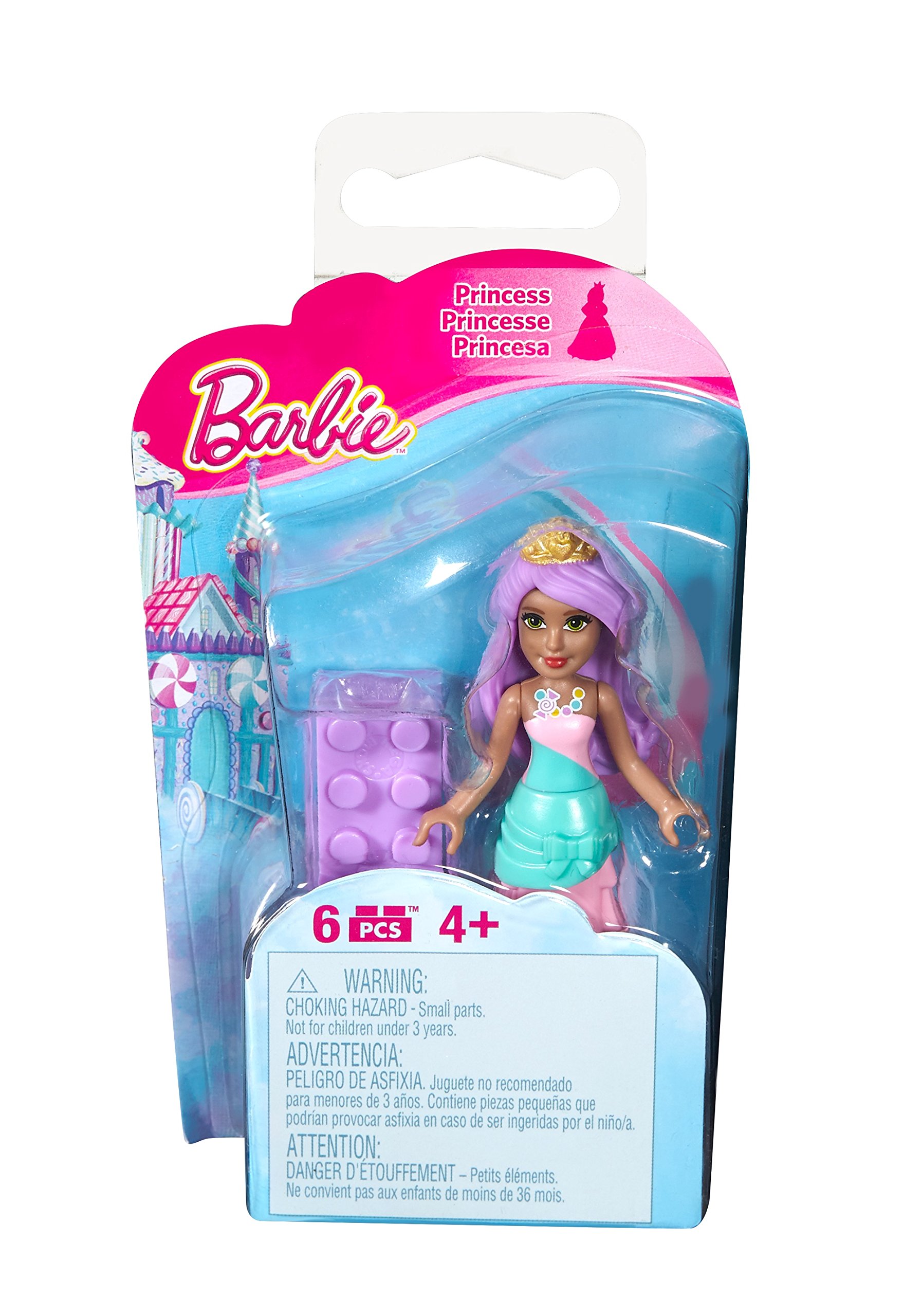 Mega Construx Barbie Sweetville Candy Princess Mini Figure Playset - Collectible Doll Toy for Kids & Adults - Perfect for Birthday Gifts, Playtime & Display Collection