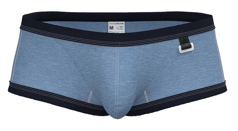 Private Structure Barn Boy Low Rise Mini Brief - Comfortable Men's Underwear for Everyday Wear, Gym & Lounge - Soft Cotton Blend, Breathable & Lightweight