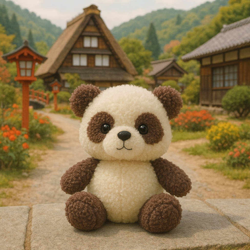 Cute Mini Panda Plush Toy - Soft Stuffed Animal for Kids & Adults | Perfect for Gifts, Nursery Decor, and Cuddling