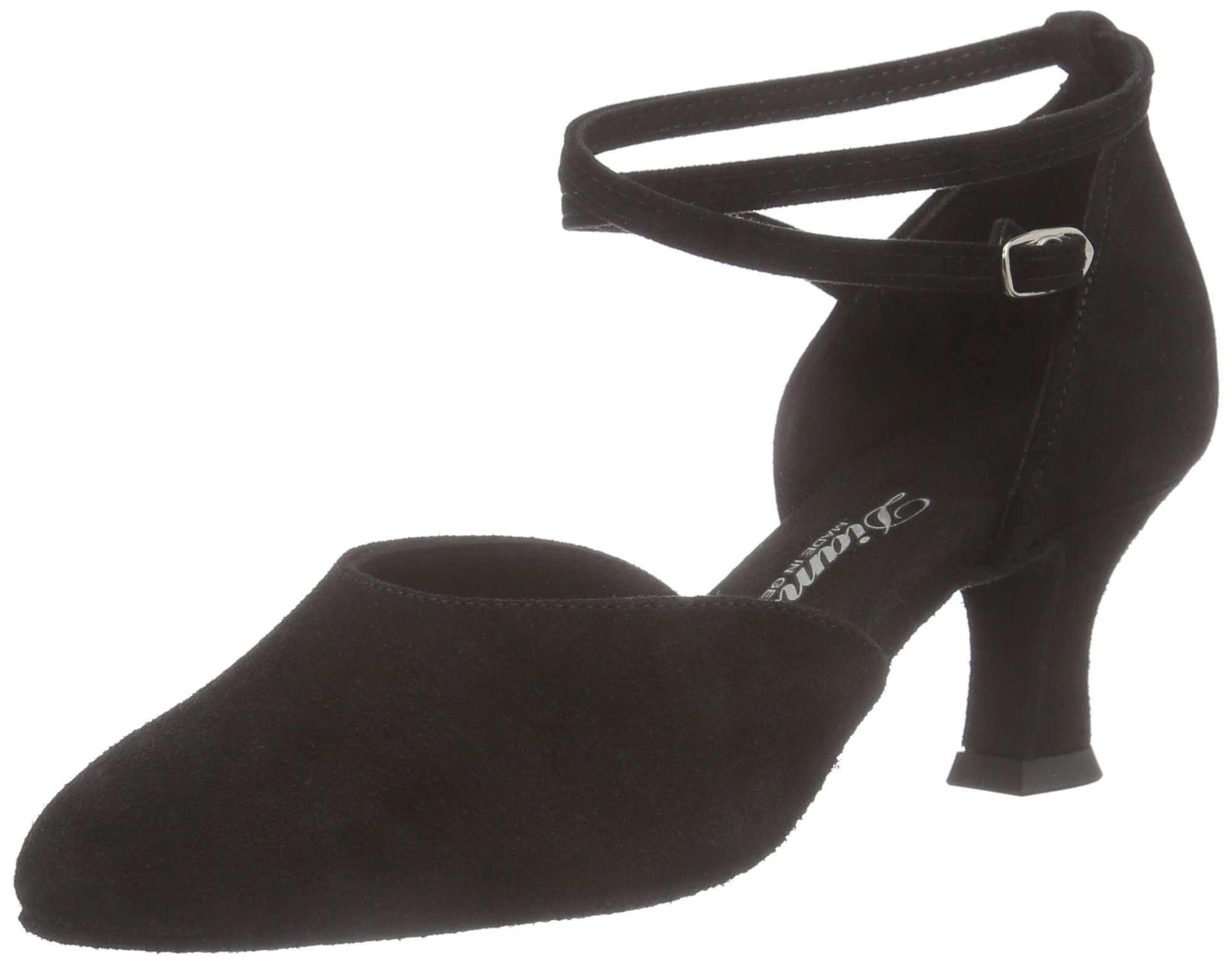 Elegant Black Ballroom Dance Shoes for Women - Size 8 | Professional Latin & Standard Dance Shoes for Competition & Social Dancing