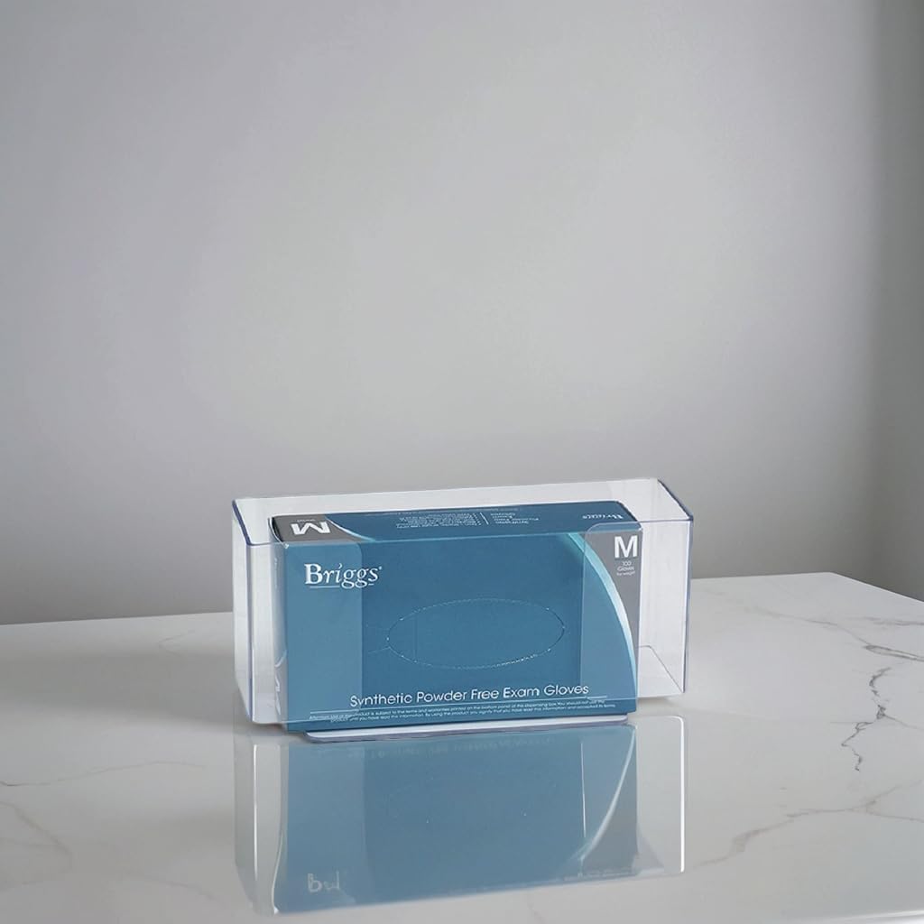 Omnimed 305360 PETG Glove Box Holder - Single | Durable Medical Equipment for Lab & Pharmacy Use | Perfect for Sterile Environments & Medical Storage