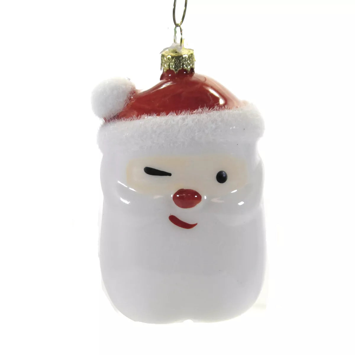 Winking Santa Christmas Decoration - Festive Holiday Decor for Home, Office, and Party | Perfect for Xmas Tree, Mantel, and Gift Exchange