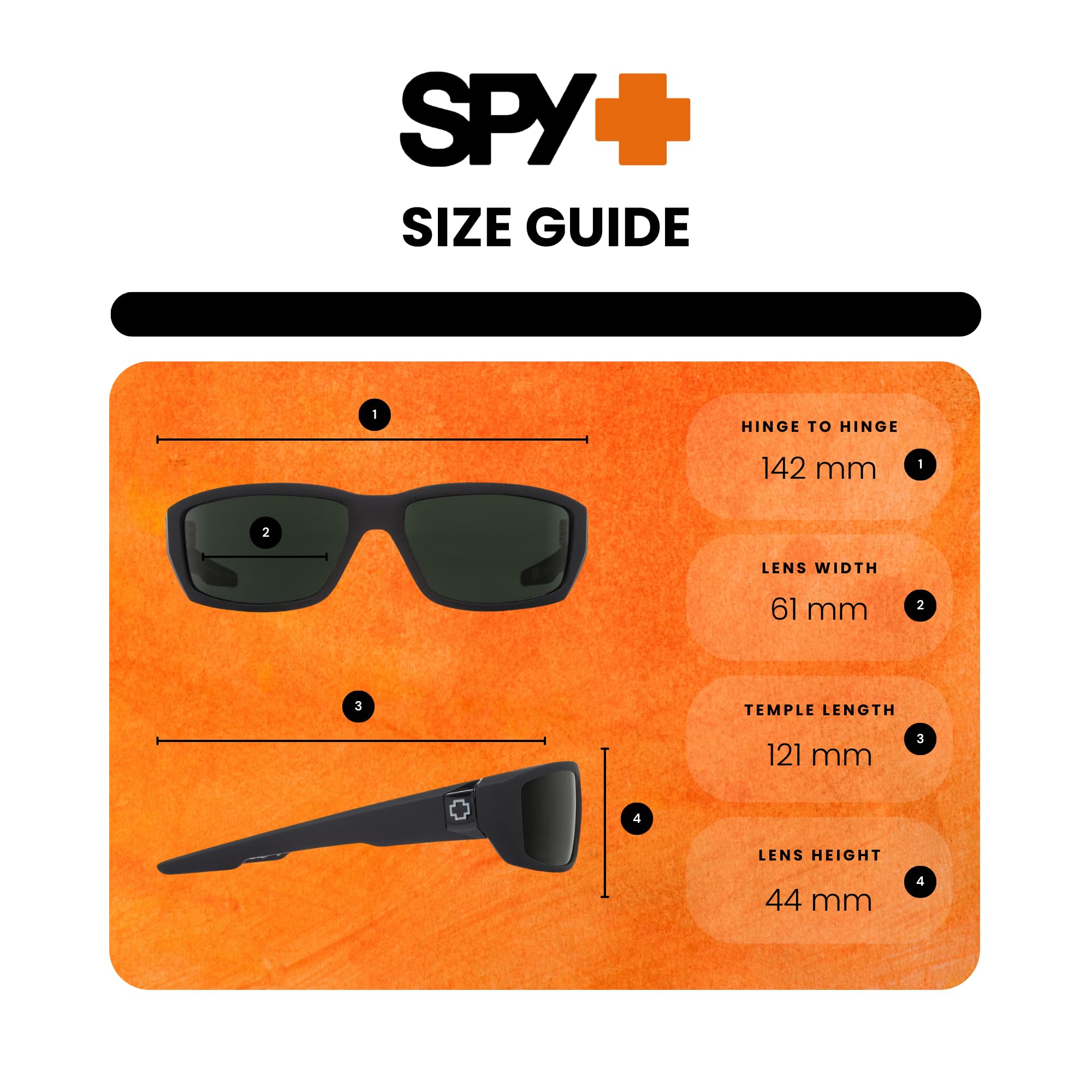 SPY Dirty Mo Rectangular Polarized Sunglasses for Men – UV Protection, Stylish & Durable – Bundle with Designer iWear Eyewear Kit – Perfect for Driving, Beach & Outdoor Activities