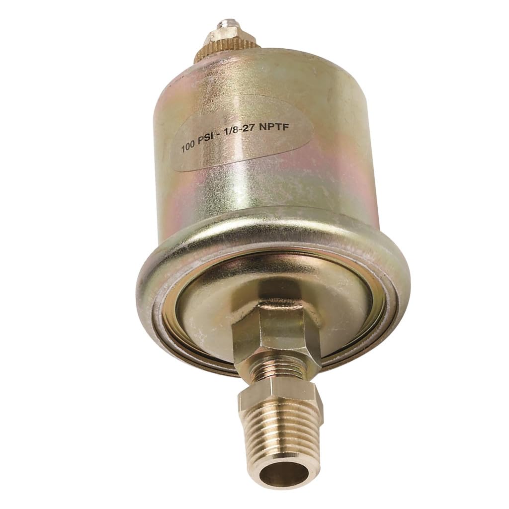 AutoMeter 990342 Short Sweep Electric Oil Pressure Sensor 0-100 PSI 1/8