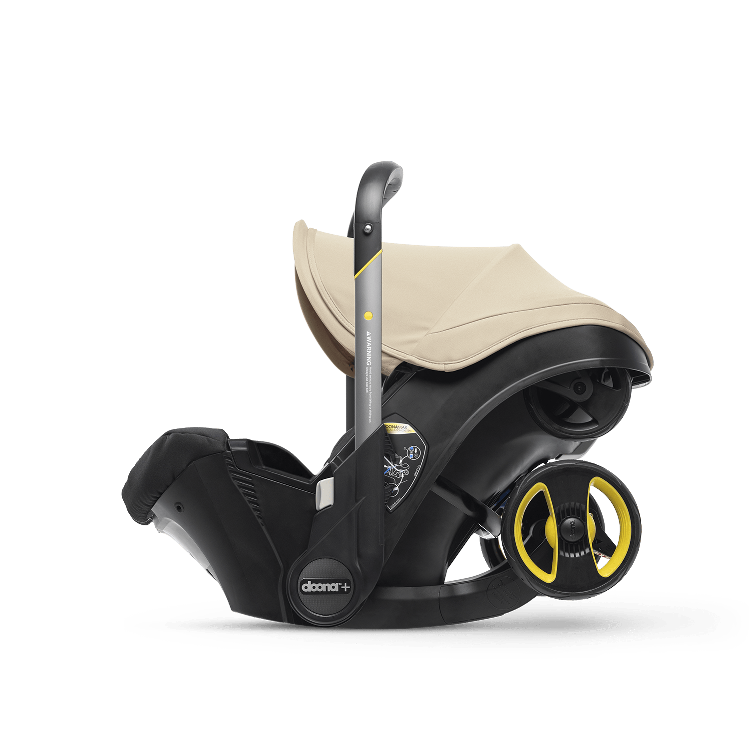 Doona+ Infant Car Seat and Stroller Combo - Convertible, Lightweight, and Travel-Friendly for Newborns to Toddlers - Perfect for Air Travel, Daily Walks, and Shopping Trips