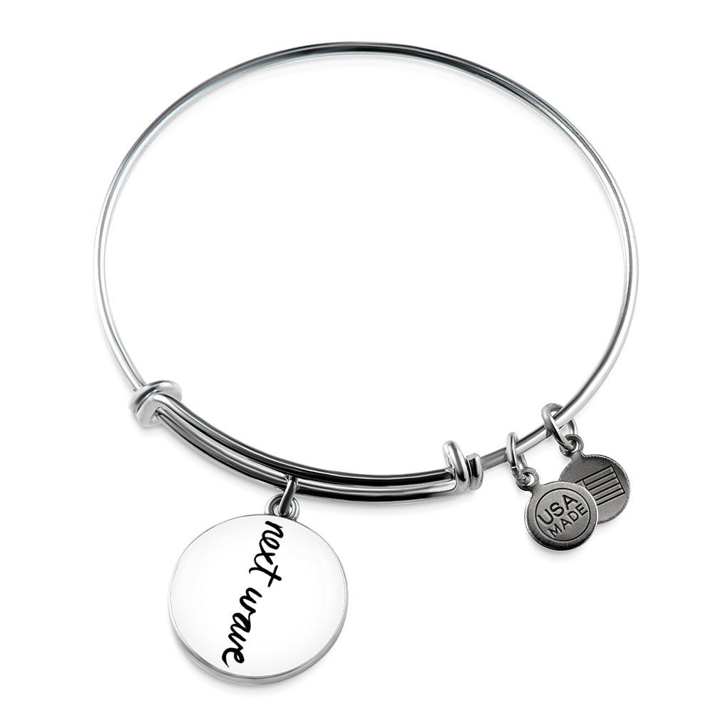 Next Wave Bangle Bracelet for Women - Trendy Boho Chic Adjustable Cuff Bracelet - Perfect for Beach, Festival, and Everyday Wear
